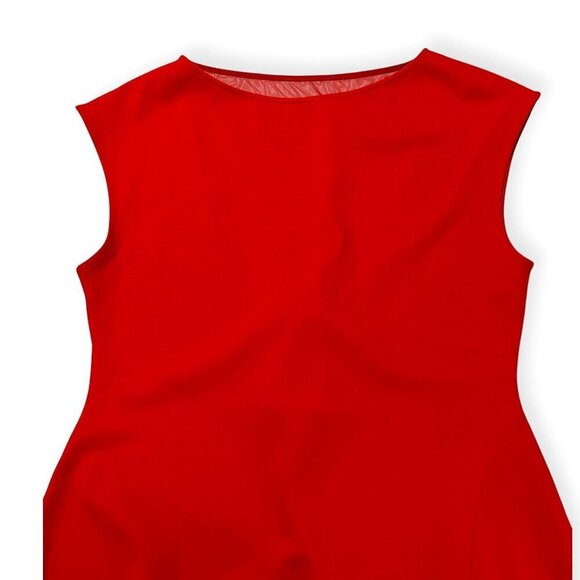 Victor Glemaud Cap Sleeve Bodycon Mini Dress, Red, Size XL, New with tag - Picture 9 of 16